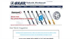 Desktop Screenshot of akarteknik.com